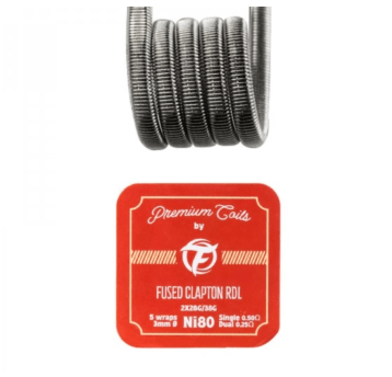 Fused Clapton RDL Ni80 0.50 New Version (10szt) -