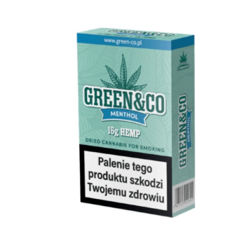 Green & Co Menthol CBD PRE-ROLS 20szt