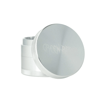 Green Ripper Aluminium 4-częściowy Młynek Srebrny