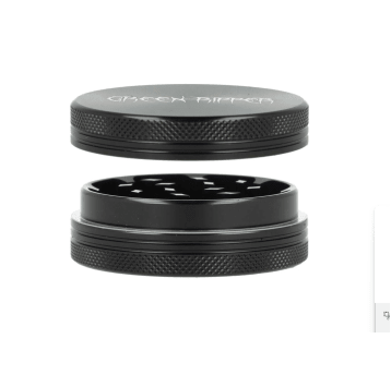Green Ripper Grinder Aluminium 2-częściowy Czarny