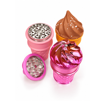 Grinder 3-częsciowy ICE CREAM- PINK