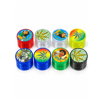Grinder plastikowy 4-czesciowy 60mm- MIX KOLORÓW