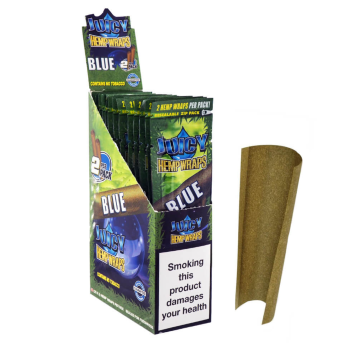 Juicy Jay’s Hemp Wraps Blunt Blue (25pcs/display)