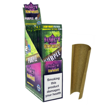 Juicy Jay’s Hemp Wraps Blunt Purple (25pcs/display