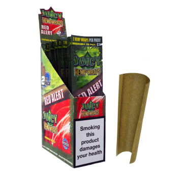Juicy Jay’s Hemp Wraps Blunt Red Alert (25pcs/disp