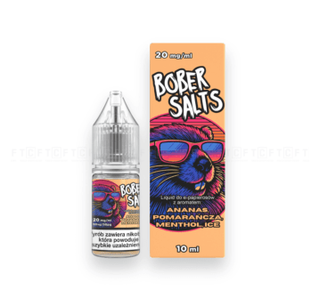 Liquid Bober Salts 10ml - ANANAS, POMARAŃCZA, MENT