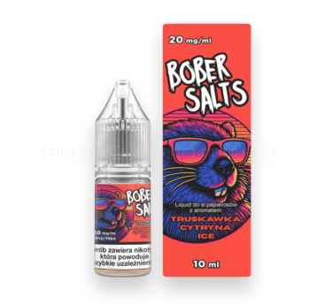Liquid Bober Salts 10ml - TRUSKAWKA, CYTRYNA, ICE