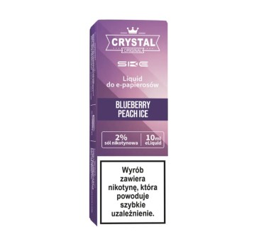 Liquid Crystal Salt 20mg 10ml Blueberry Peach Ic