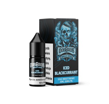Liquid DosBros Salt 10ml - Iced Blackcurrant 20mg