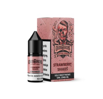 Liquid DosBros Salt 10ml - Strawberry Shakes 20mg