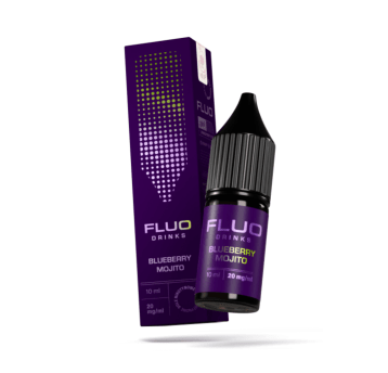 Liquid Fluo Salt Drinks 20mg 10ml - Blueber Mojito