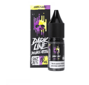 LIQUID SALT DARK LINE DOUBLE 10ML 20MG GRAP LEM