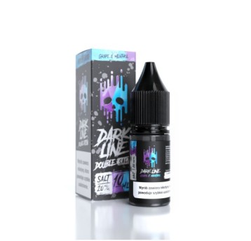 LIQUID SALT DARK LINE DOUBLE 10ML 20MG GRAPE MENTH