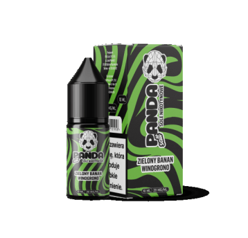 LIQUID SALT PANDA 10ML 20MG ZIELONY BANAN WINOGRON