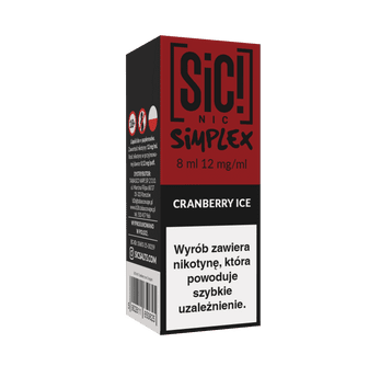 Liquid SIC! NIC 8ml - Cranberry Ice 12mg