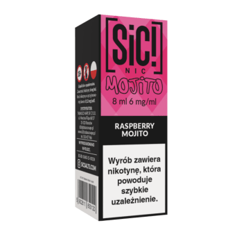 Liquid SIC! NIC 8ml - Raspberry Mojito 6mg