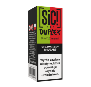 Liquid SIC! NIC 8ml - Strawberry Rhubarb 12mg