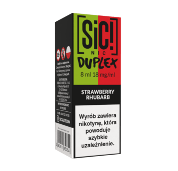 Liquid SIC! NIC 8ml - Strawberry Rhubarb 18mg