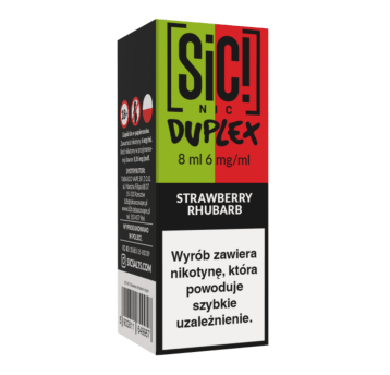 Liquid SIC! NIC 8ml - Strawberry Rhubarb 6mg