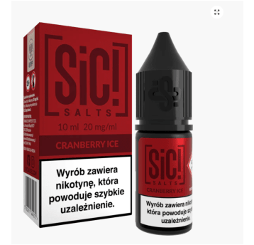 Liquid SIC! Salts Simplex 10ml 20mg CRANBERRY ICE