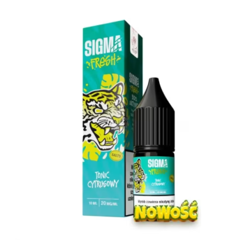 Liquid SIGMA FRESH Salts 10ml - Tonic Cytrusowy