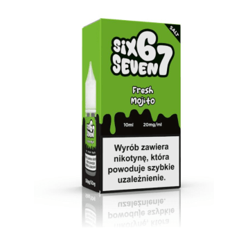 Liquid Six Seven 67 Salt 20mg 10ml Fresh Mojito