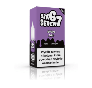Liquid Six Seven 67 Salt 20mg 10ml Grape Adic