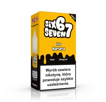 Liquid Six Seven 67 Salt 20mg 10ml Ice Banana