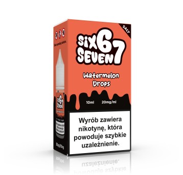 Liquid Six Seven 67 Salt 20mg 10ml Watermelon Drop