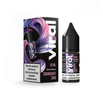Liquid Viral Salt 10ml - Crangrape Zing 20mg