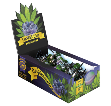 Lizak Cannabis Blueberry Haze 1szt