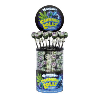 Lizak Cannabis lollipops Blueberry Haze 100szt