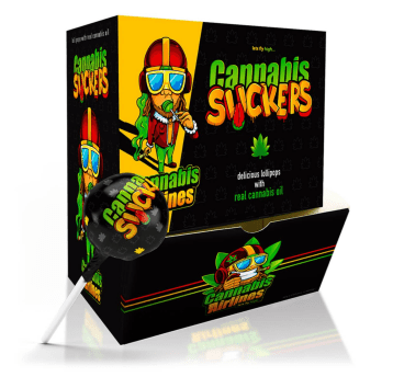Lizak Cannabis Suckers 100szt