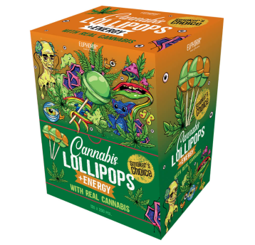 Lizak Euphoria Cannabis Energy 100szt