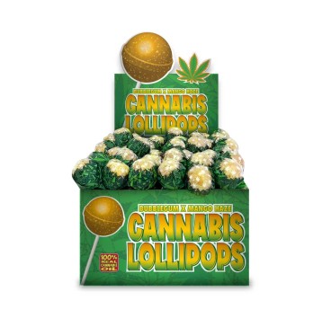 Lizaki Cannabis Lollipops Mango Haze 70szt.