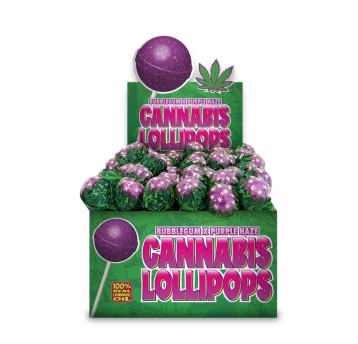 Lizaki Cannabis Lollipops Purple Haze 70szt.