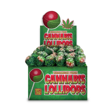 Lizaki Cannabis Lollipops Watermelon Kush 70szt