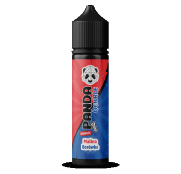 Longfill Panda Double 10/60ml - Malina Borówka
