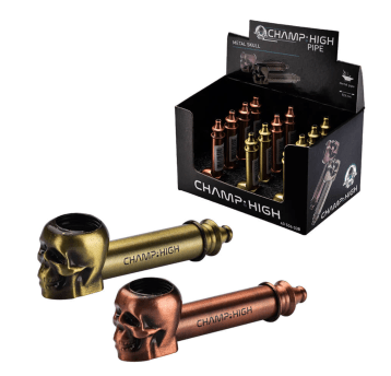 Lufka Metalowa Champ High Skull Gold + Bronze