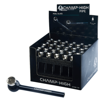 Lufka szklana Champ High Pool Glass Black