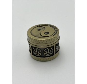 Młynek 3-częsciowy Brass YinYang