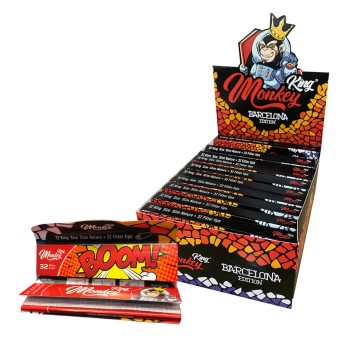 Monkey King KS Slim Barcelona Ed Rolling Pape 24sz