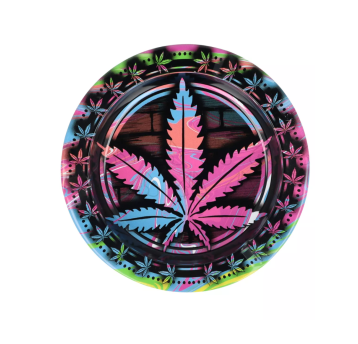 Popielniczka Colourful Leaf metalowa