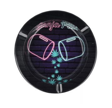 Popielniczka Ganja Pills metalowa