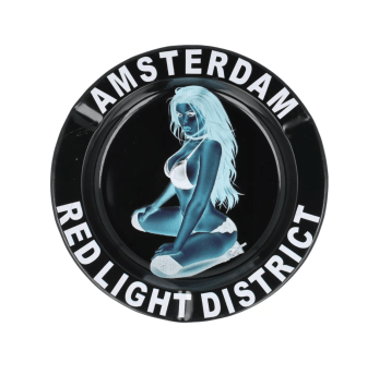 Popielniczka metalowa Amsterdam Red Light