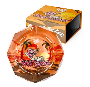 Popielniczka szklana Best Buds Sunset Sherbet