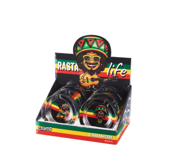 Popielniczka szklana Champ High Rasta