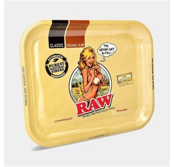 RAW – Bikini Large Metal Rolling Tray