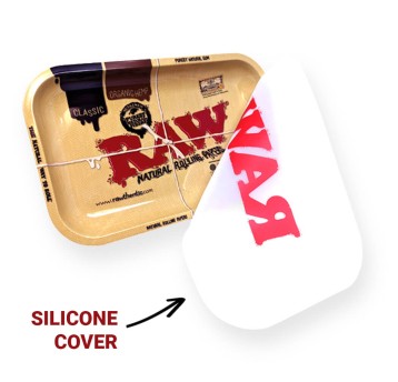 RAW Classic Dab Tray with Silicone Cover Medium