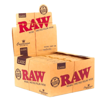 RAW Connoisseur kingsize slim rolling papers+tips